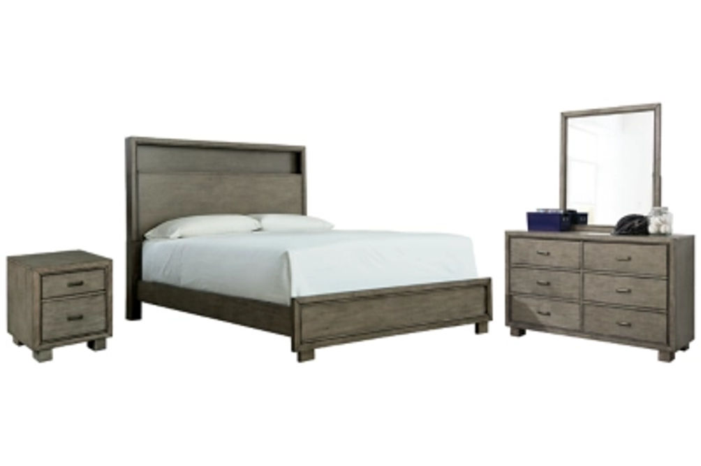 6PC Arnett Bedroom SetQnBed, Dr, Mr, Ns