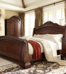 Millennium by Ashley North Shore King Sleigh Bed-Dark Brown