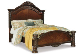 Millennium by Ashley North Shore California King Panel Bed-Dark Brown