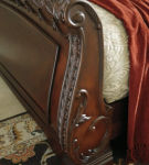 Millennium by Ashley North Shore Queen Sleigh Bed-Dark Brown