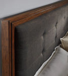 Signature Design by Ashley Ralene Queen Upholstered Panel Bed-Dark Brown