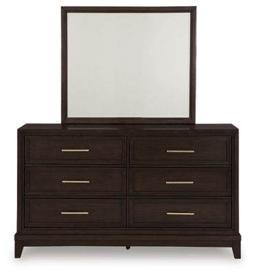 Rent-To-Own Neymorton King Panel Bed, Dresser, Mirror, and Nighstand |  Rent-A-Center