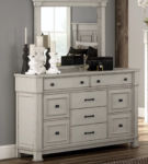 Jennily Queen Panel Bed with Dresser and Mirror