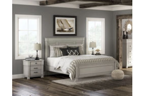 Jennily Queen Panel Bed with Dresser and Mirror