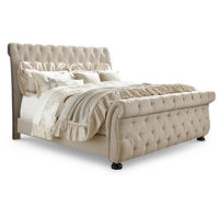 Signature Design by Ashley Willenburg Queen Upholstered Bed-Linen