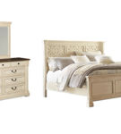 Bolanburg California King Panel Bed, Dresser and Mirror-