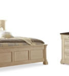 Signature Design by Ashley Bolanburg King Panel Bed, Dresser and Mirror