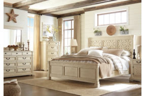 Signature Design by Ashley Bolanburg California King Panel Bed-Antique White