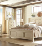 Signature Design by Ashley Bolanburg California King Panel Bed-Antique White