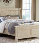 Signature Design by Ashley Bolanburg Queen Panel Bed, Dresser, Mirror, and Nig