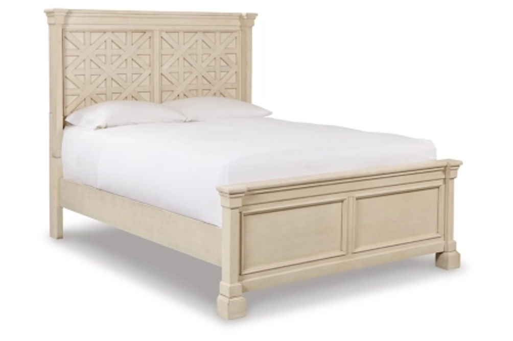 Signature Design by Ashley Bolanburg Queen Panel Bed-Antique White
