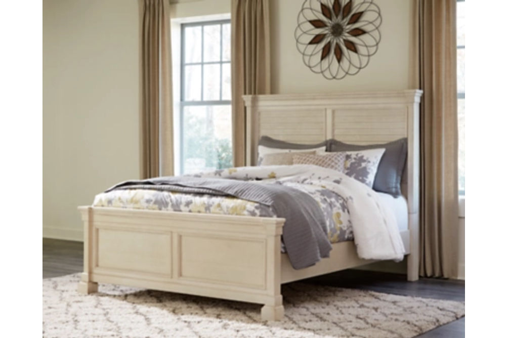 Signature Design by Ashley Bolanburg Queen Panel Bed-Antique White