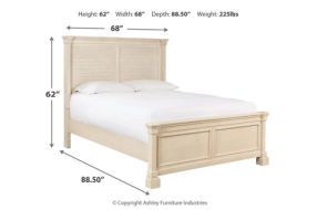 Signature Design by Ashley Bolanburg Queen Panel Bed, Dresser and Mirror