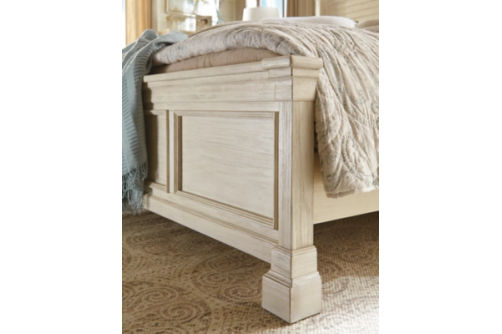 Signature Design by Ashley Bolanburg King Panel Bed-Antique White