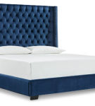 Signature Design by Ashley Coralayne King Upholstered Bed-Blue