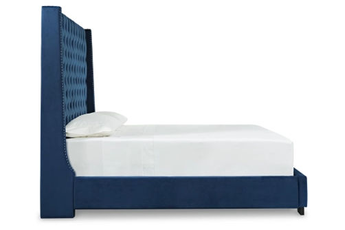 Signature Design by Ashley Coralayne King Upholstered Bed-Blue