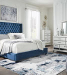 Signature Design by Ashley Coralayne King Upholstered Bed, Dresser and Mirror