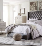 Signature Design by Ashley Coralayne California King Upholstered Bed-Gray