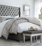 Signature Design by Ashley Coralayne California King Upholstered Bed-Gray