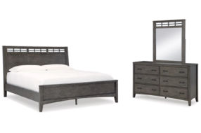 Signature Design by Ashley Montillan California King Panel Bed, Dresser and Mi