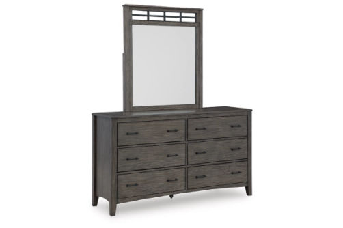 Signature Design by Ashley Montillan California King Panel Bed, Dresser and Mi