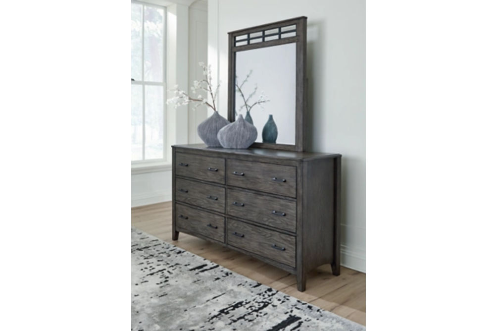 Signature Design by Ashley Montillan Queen Panel Bed, Dresser and Mirror