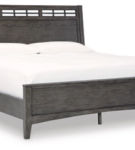 Signature Design by Ashley Montillan California King Panel Bed-Grayish Brown