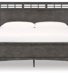 Signature Design by Ashley Montillan California King Panel Bed-Grayish Brown