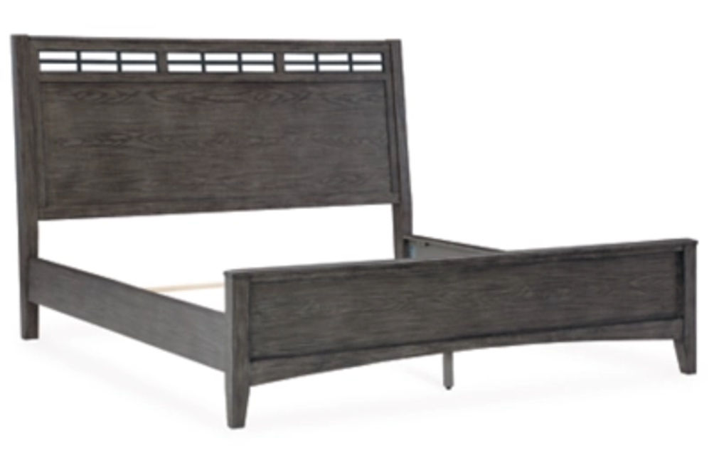 Signature Design by Ashley Montillan California King Panel Bed-Grayish Brown