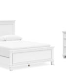 Signature Design by Ashley Fortman Queen Panel Bed, Dresser, Mirror and Nights