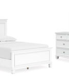 Signature Design by Ashley Fortman Full Panel Bed, Dresser and Mirror