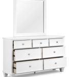 Signature Design by Ashley Fortman Twin Panel Bed, Dresser and Mirror