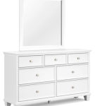 Signature Design by Ashley Fortman Queen Panel Bed, Dresser and Mirror