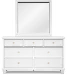Signature Design by Ashley Fortman Queen Panel Bed, Dresser, Mirror and Nights