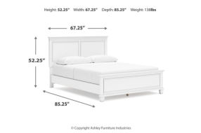 Signature Design by Ashley Fortman Queen Panel Bed, Dresser and Mirror