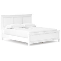 Signature Design by Ashley Fortman California King Panel Bed-White