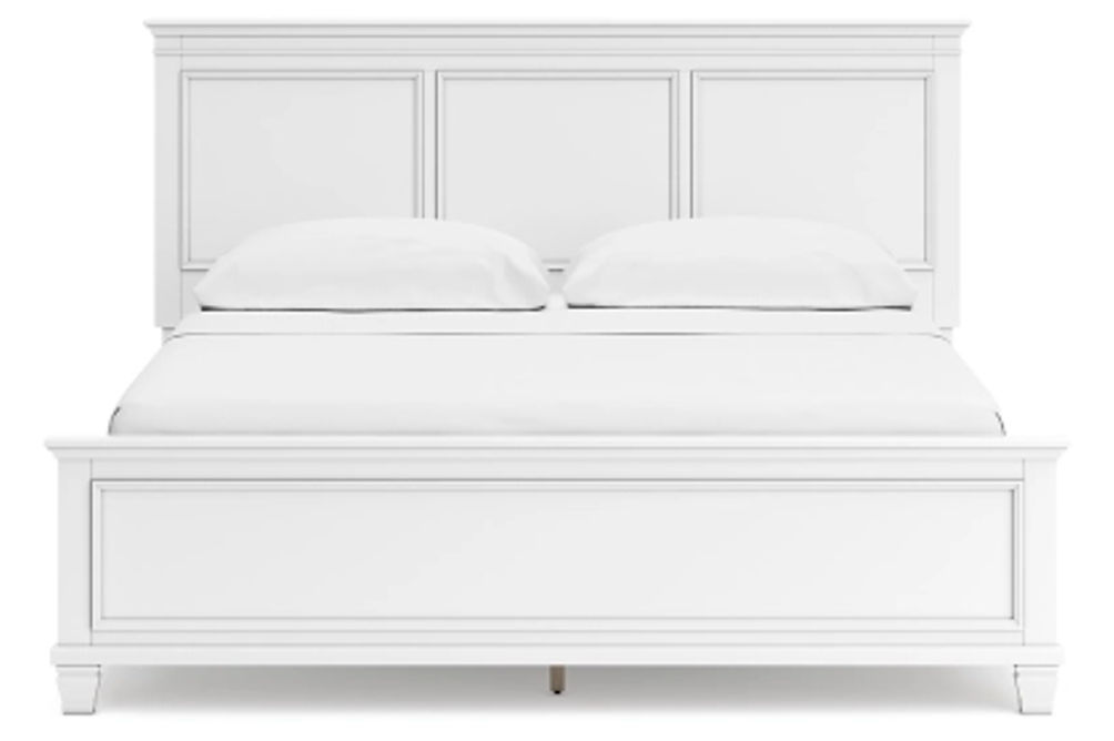 Signature Design by Ashley Fortman California King Panel Bed-White