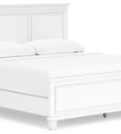 Signature Design by Ashley Fortman King Panel Bed-White