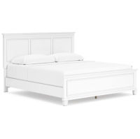 Signature Design by Ashley Fortman King Panel Bed-White