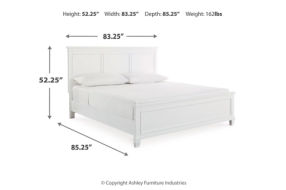 Signature Design by Ashley Fortman King Panel Bed, Dresser and Mirror