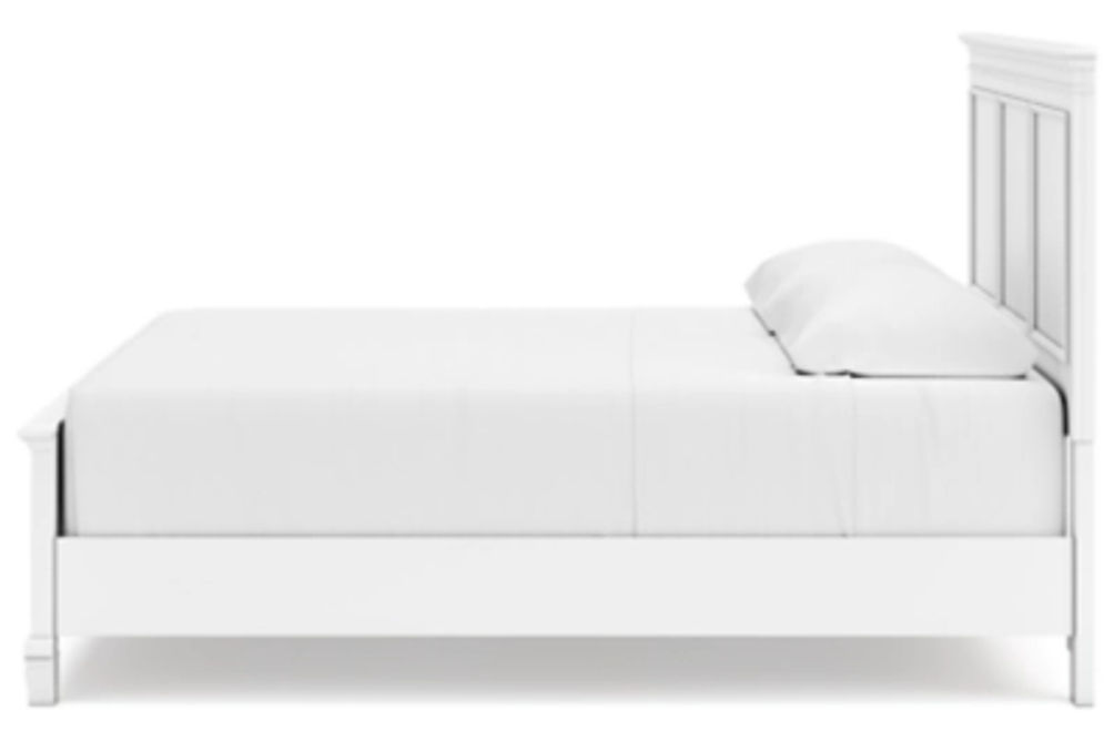 Signature Design by Ashley Fortman King Panel Bed-White