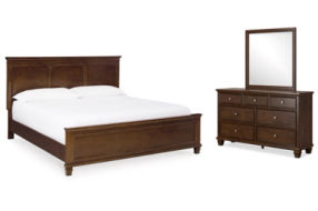 Signature Design by Ashley Danabrin King Panel Bed, Dresser and Mirror