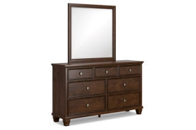 Signature Design by Ashley Danabrin King Panel Bed, Dresser and Mirror