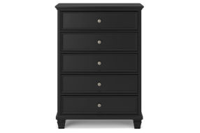 Signature Design by Ashley Lanolee Full Panel Bed and Chest-Black