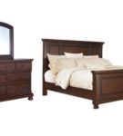 Millennium by Ashley Porter California King Panel Bed, Dresser and Mirror-