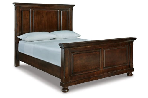 Millennium by Ashley Porter Queen Panel Bed-Rustic Brown