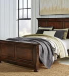 Millennium by Ashley Porter Queen Panel Bed-Rustic Brown