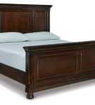 Millennium by Ashley Porter King Panel Bed-Rustic Brown