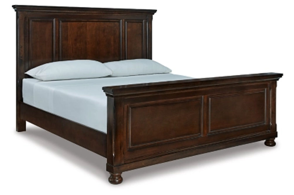 Millennium by Ashley Porter King Panel Bed-Rustic Brown