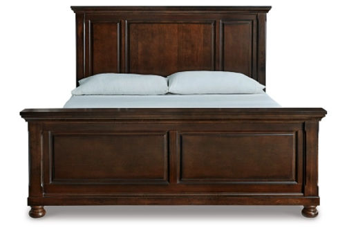 Millennium by Ashley Porter King Panel Bed-Rustic Brown